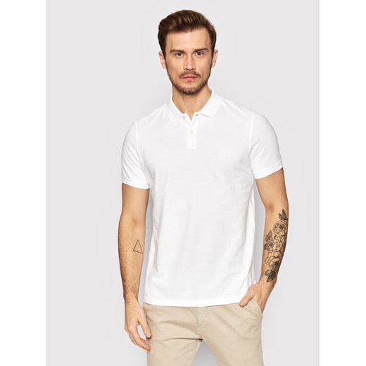 Marc O'Polo Polo B21 2266 53000 Biały Regular Fit ze sklepu MODIVO w kategorii T-shirty męskie - zdjęcie 182761237