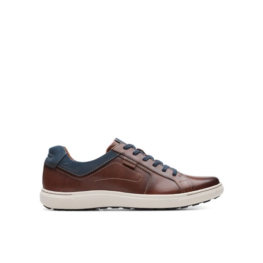 Clarks Sneakersy Mapstone Lace 26176886 Brązowy ze sklepu MODIVO w kategorii Buty sportowe męskie - zdjęcie 182761239