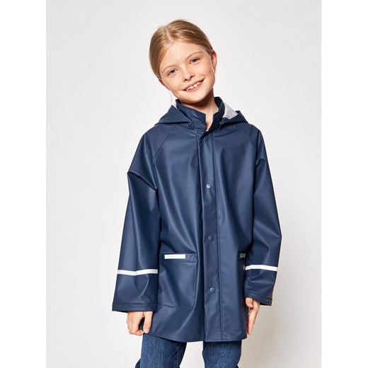 Playshoes Kurtka przeciwdeszczowa 408638 D Granatowy Regular Fit ze sklepu MODIVO w kategorii Kurtki dziewczęce - zdjęcie 182761258