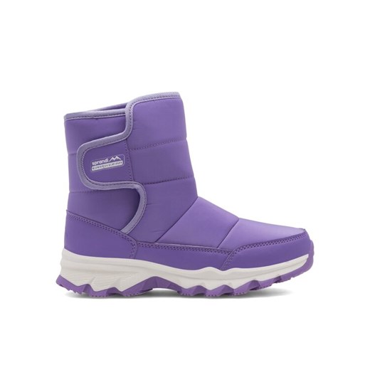 Sprandi Śniegowce WINTER PUFF CP86-23983 Fioletowy ze sklepu MODIVO w kategorii Buty zimowe dziecięce - zdjęcie 182761285