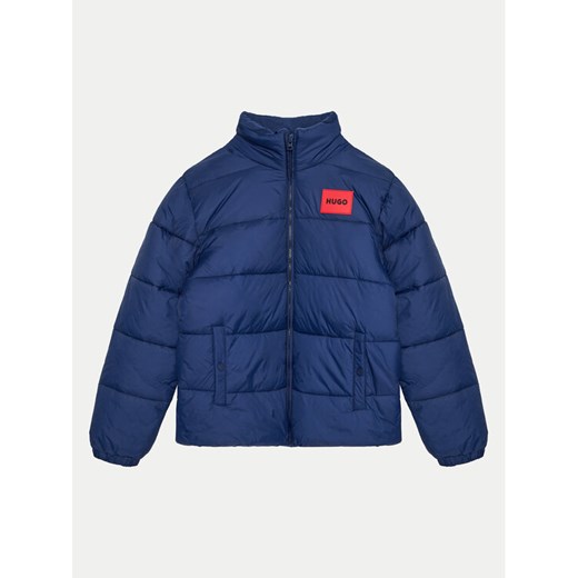 HUGO Kurtka zimowa G00198 D Niebieski Regular Fit ze sklepu MODIVO w kategorii Kurtki chłopięce - zdjęcie 182761288