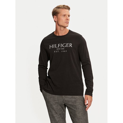 Tommy Hilfiger Longsleeve MW0MW36502 Czarny Regular Fit ze sklepu MODIVO w kategorii T-shirty męskie - zdjęcie 182761388