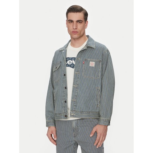 Levi's® Kurtka jeansowa Sunrise A4820-0016 Granatowy Loose Fit ze sklepu MODIVO w kategorii Kurtki męskie - zdjęcie 182761389