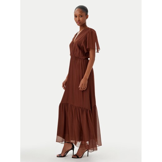 Haveone Sukienka letnia AFF-N006 Brązowy Loose Fit ze sklepu MODIVO w kategorii Sukienki - zdjęcie 182761428