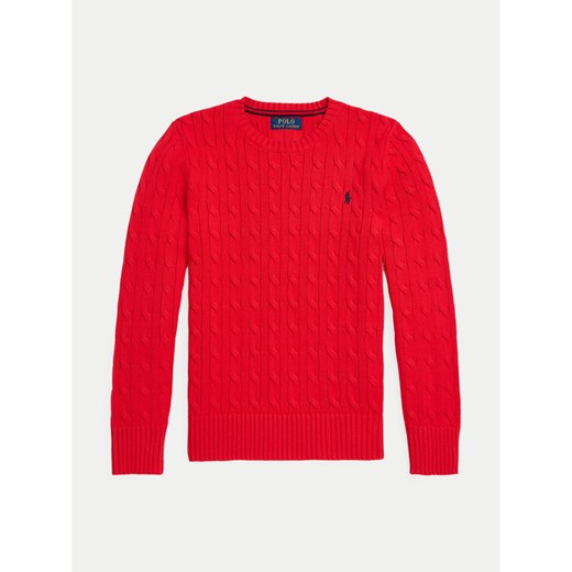 Polo Ralph Lauren Sweter 323702674043 Czerwony Regular Fit ze sklepu MODIVO w kategorii Swetry chłopięce - zdjęcie 182761508