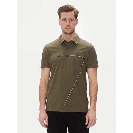 Aeronautica Militare Polo 251PO1862J682 Khaki Regular Fit ze sklepu MODIVO w kategorii T-shirty męskie - zdjęcie 182761549