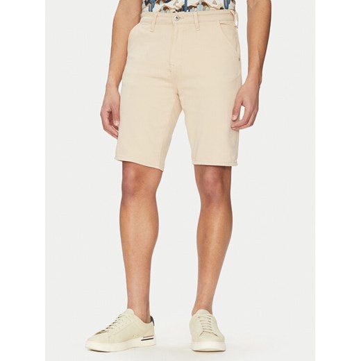 Blend Szorty jeansowe 20718139 Beżowy Regular Fit ze sklepu MODIVO w kategorii Spodenki męskie - zdjęcie 182761575