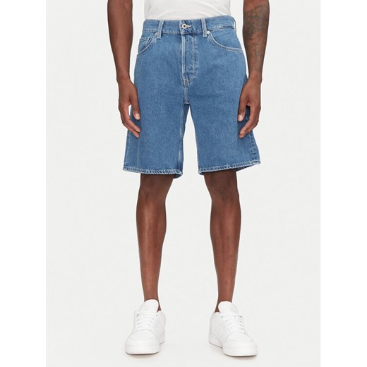 Pepe Jeans Szorty jeansowe PM801176 Niebieski Loose Fit ze sklepu MODIVO w kategorii Spodenki męskie - zdjęcie 182761599