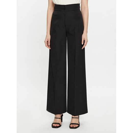 Maryley Spodnie materiałowe 24EB680/43NE Czarny Wide Leg ze sklepu MODIVO w kategorii Spodnie damskie - zdjęcie 182761605