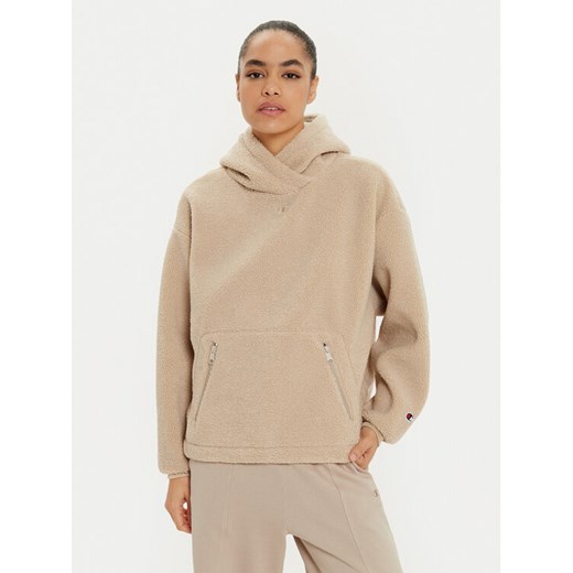 Champion Bluza 117549 Beżowy Loose Fit ze sklepu MODIVO w kategorii Bluzy damskie - zdjęcie 182761626