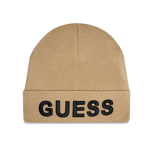 Guess Czapka AM5027 POL01 Beżowy ze sklepu MODIVO w kategorii Czapki zimowe męskie - zdjęcie 182761687