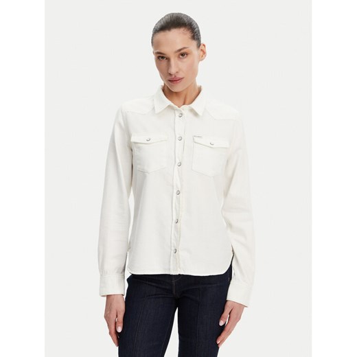 Guess Koszula W5GH35 D5NW1 Biały Regular Fit ze sklepu MODIVO w kategorii Koszule damskie - zdjęcie 182761756