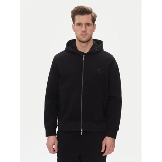 Armani Exchange Bluza XM000515 AF13047 MC105 Czarny Regular Fit ze sklepu MODIVO w kategorii Bluzy męskie - zdjęcie 182761757