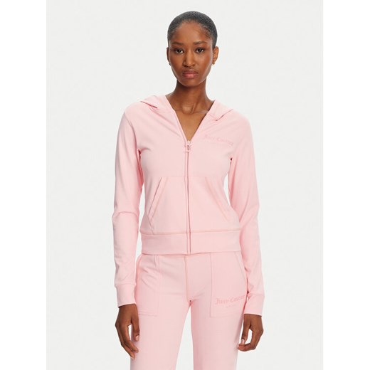 Juicy Couture Bluza Active JCSAS125401 Różowy Slim Fit ze sklepu MODIVO w kategorii Bluzy damskie - zdjęcie 182761767