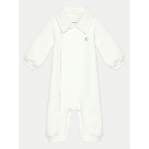 Calvin Klein Jeans Kombinezon zimowy IN0IN00255 Écru Regular Fit ze sklepu MODIVO w kategorii Kombinezony i kurtki - zdjęcie 182761826