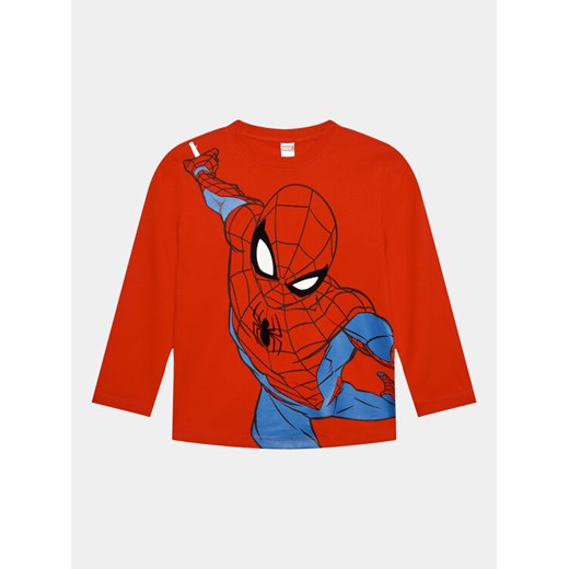 OVS Bluzka SPIDER-MAN 1816151 Czerwony Regular Fit ze sklepu MODIVO w kategorii T-shirty chłopięce - zdjęcie 182761855