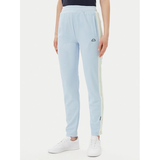 Ellesse Spodnie dresowe Teodoro SGZ21974 Błękitny Slim Fit ze sklepu MODIVO w kategorii Spodnie damskie - zdjęcie 182761885