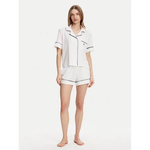 Polo Ralph Lauren Piżama 4P0231 Biały Regular Fit ze sklepu MODIVO w kategorii Piżamy damskie - zdjęcie 182761955