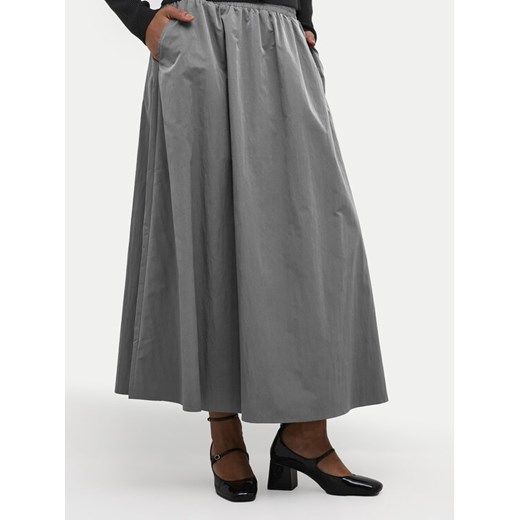 Kaffe Spódnica trapezowa Evi 10552315 Szary Regular Fit ze sklepu MODIVO w kategorii Spódnice - zdjęcie 182761958