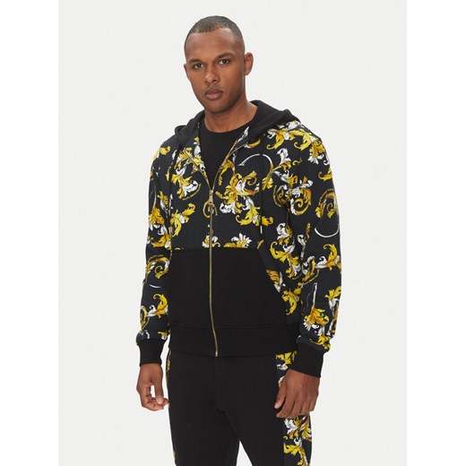 Versace Jeans Couture Bluza 78GAI3Z1 Czarny Regular Fit ze sklepu MODIVO w kategorii Bluzy męskie - zdjęcie 182761969