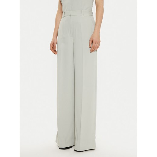 Calvin Klein Spodnie palazzo K20K207876 Szary Wide Leg ze sklepu MODIVO w kategorii Spodnie damskie - zdjęcie 182762035