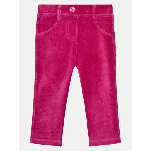 United Colors Of Benetton Spodnie materiałowe 4DZBGE00L Różowy Regular Fit ze sklepu MODIVO w kategorii Spodnie dziewczęce - zdjęcie 182762045