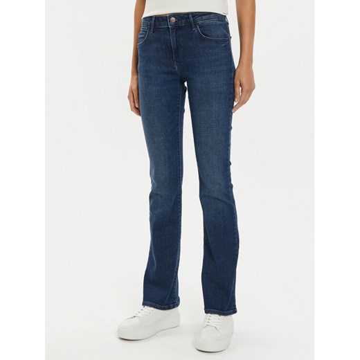 Wrangler Jeansy 112356395 Granatowy Bootcut Fit ze sklepu MODIVO w kategorii Jeansy damskie - zdjęcie 182762115