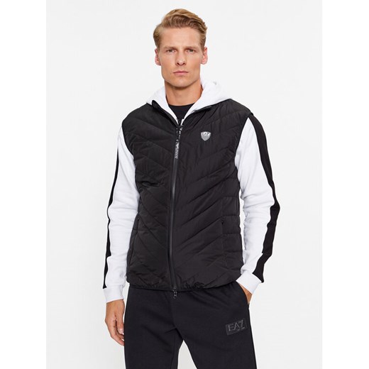 EA7 Emporio Armani Kamizelka 8NPQ02 PNE1Z 1200 Czarny Regular Fit ze sklepu MODIVO w kategorii Kamizelki męskie - zdjęcie 182762169