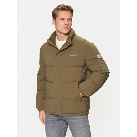 Guess Kurtka zimowa M4BL20 WGII2 Khaki Regular Fit ze sklepu MODIVO w kategorii Kurtki męskie - zdjęcie 182762176