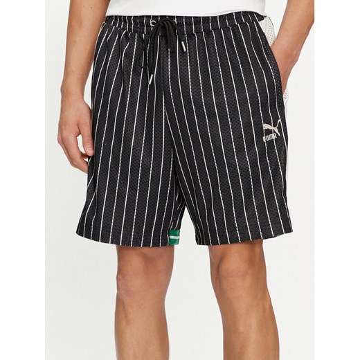 Puma Szorty sportowe T7 For The Fanbase 624394 Czarny Relaxed Fit ze sklepu MODIVO w kategorii Spodenki męskie - zdjęcie 182762179