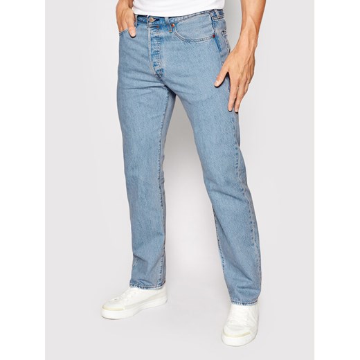 Levi's® Jeansy 501® 00501-3286 Niebieski Original Fit ze sklepu MODIVO w kategorii Jeansy męskie - zdjęcie 182762197