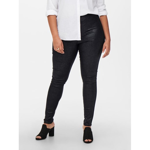 ONLY Carmakoma Legginsy Carly 15245650 Czarny Regular Fit ze sklepu MODIVO w kategorii Spodnie damskie - zdjęcie 182762226