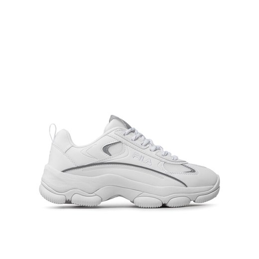 Fila Sneakersy Strada Lucid Wmn FFW0192.10004 Biały ze sklepu MODIVO w kategorii Buty sportowe damskie - zdjęcie 182762315