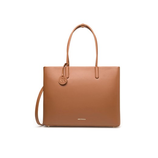 Gino Rossi Torebka OJ-82712 Brązowy ze sklepu MODIVO w kategorii Torby Shopper bag - zdjęcie 182762346