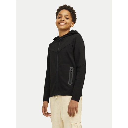 Jack&Jones Junior Bluza Fusion 12263334 Czarny Regular Fit ze sklepu MODIVO w kategorii Bluzy chłopięce - zdjęcie 182762366