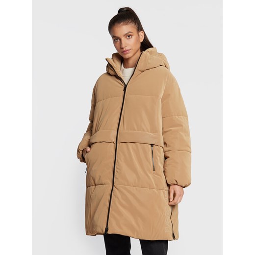 Calvin Klein Jeans Kurtka zimowa J20J219907 Beżowy Relaxed Fit ze sklepu MODIVO w kategorii Kurtki damskie - zdjęcie 182762405