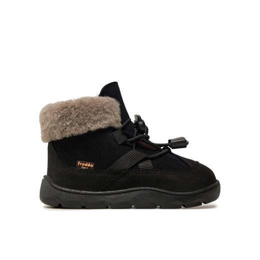 Froddo Trzewiki Zeru Tex Cosy Barefoot G3110258-5 M Czarny ze sklepu MODIVO w kategorii Buty zimowe dziecięce - zdjęcie 182762445