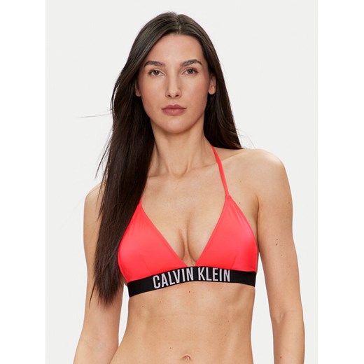 Calvin Klein Swimwear Góra od bikini KW0KW02506 Różowy ze sklepu MODIVO w kategorii Stroje kąpielowe - zdjęcie 182762516