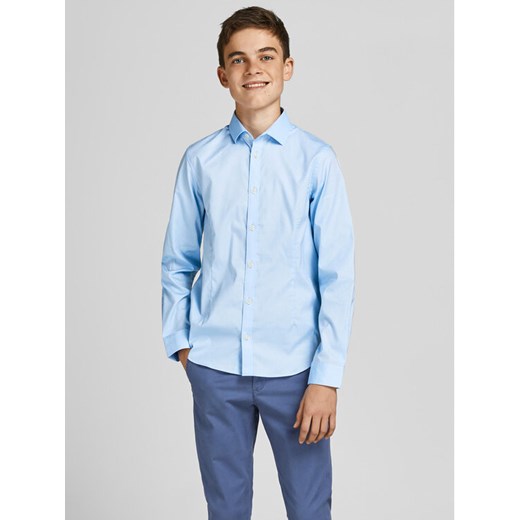 Jack&Jones Junior Koszula Parma 12151620 Błękitny Regular Fit ze sklepu MODIVO w kategorii Koszule chłopięce - zdjęcie 182762537