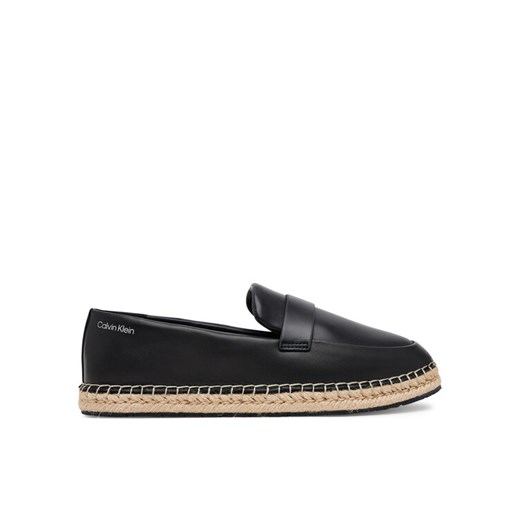 Calvin Klein Espadryle Espadrille W/Ck Hw - Lth HW0HW02390 Czarny ze sklepu MODIVO w kategorii Espadryle damskie - zdjęcie 182762609