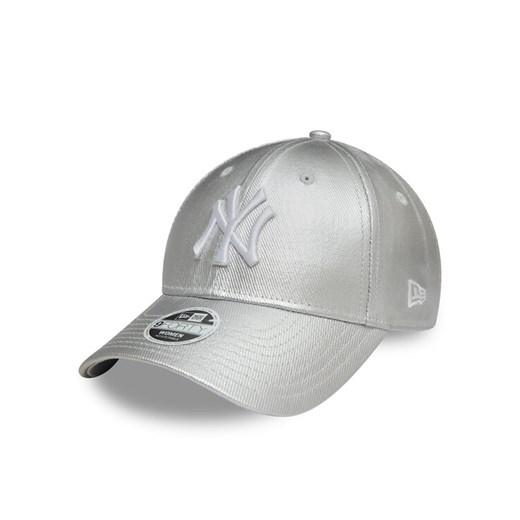 New Era Czapka z daszkiem New York Yankees Met Denim 9Forty 60595374 Srebrny New Era OS MODIVO