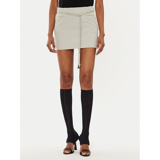 Patrizia Pepe Spódnica mini 8G0410/A457-FE81 Szary Regular Fit ze sklepu MODIVO w kategorii Spódnice - zdjęcie 182762677