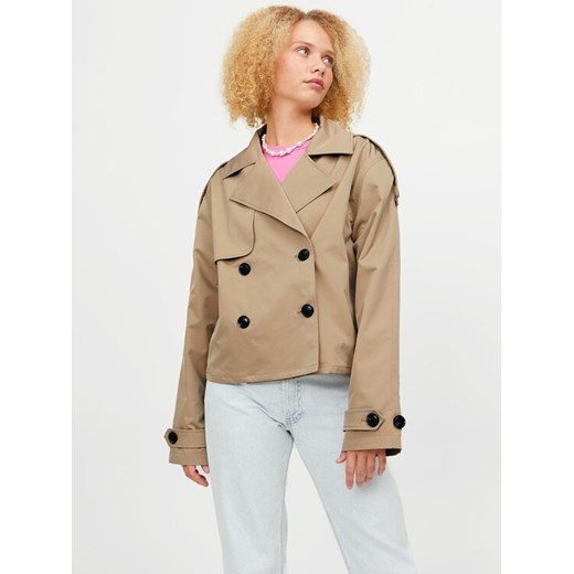 JJXX Kurtka przejściowa Carlie 12248654 Beżowy Relaxed Fit ze sklepu MODIVO w kategorii Płaszcze damskie - zdjęcie 182762685