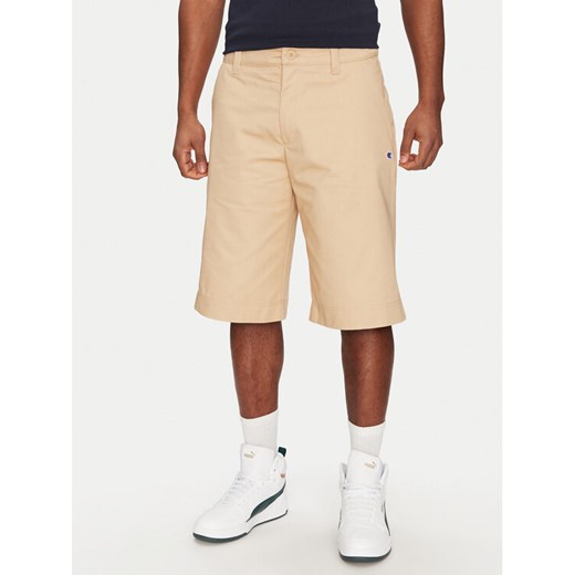 Champion Szorty sportowe 220765 Beżowy Standard Fit ze sklepu MODIVO w kategorii Spodenki męskie - zdjęcie 182762699