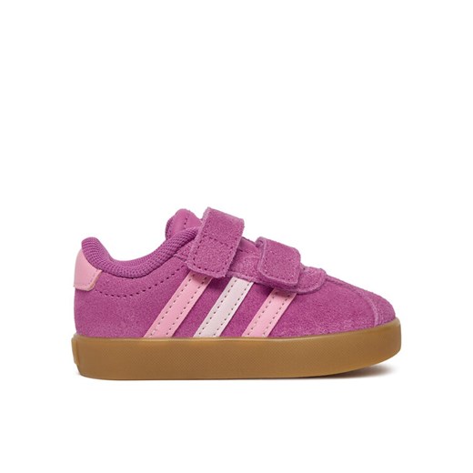 adidas Sneakersy VL Court 3.0 JH6309 Różowy ze sklepu MODIVO w kategorii Buty sportowe dziecięce - zdjęcie 182762739