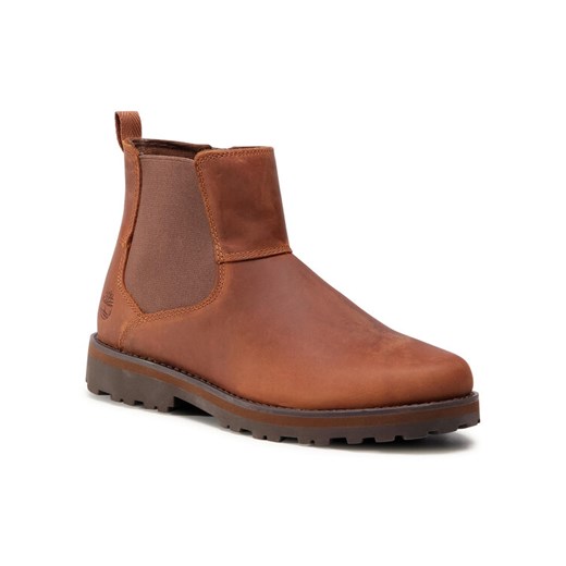 Timberland Trapery Courma Kid TB0A28QW358 Brązowy ze sklepu MODIVO w kategorii Botki - zdjęcie 182762747