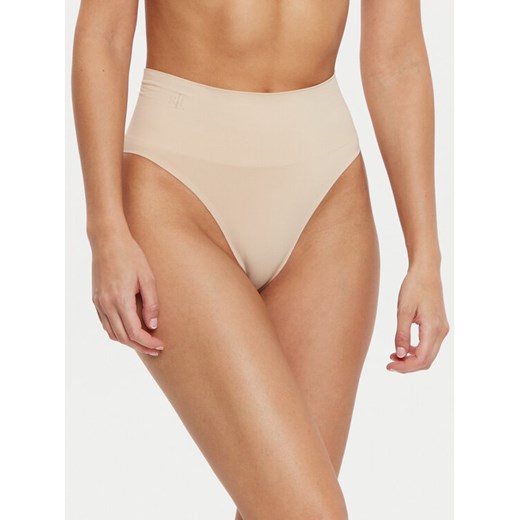 LAUREN RALPH LAUREN Figi klasyczne z wysokim stanem 4L0020 Beżowy ze sklepu MODIVO w kategorii Majtki damskie - zdjęcie 182762795