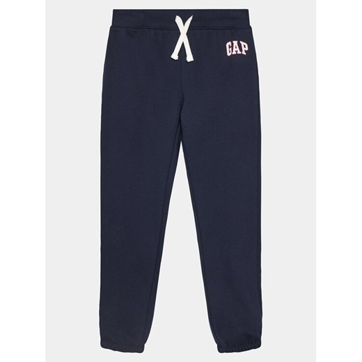 Gap Spodnie dresowe 482442-02 Granatowy Regular Fit ze sklepu MODIVO w kategorii Spodnie dziewczęce - zdjęcie 182762889