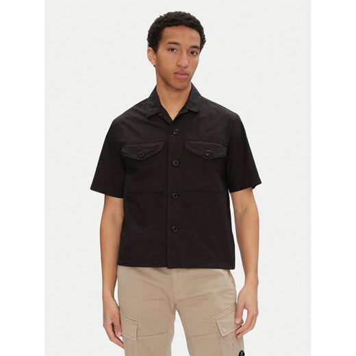 C.P. Company Koszula 18CMSH236A005328G Czarny Relaxed Fit ze sklepu MODIVO w kategorii Koszule męskie - zdjęcie 182762905