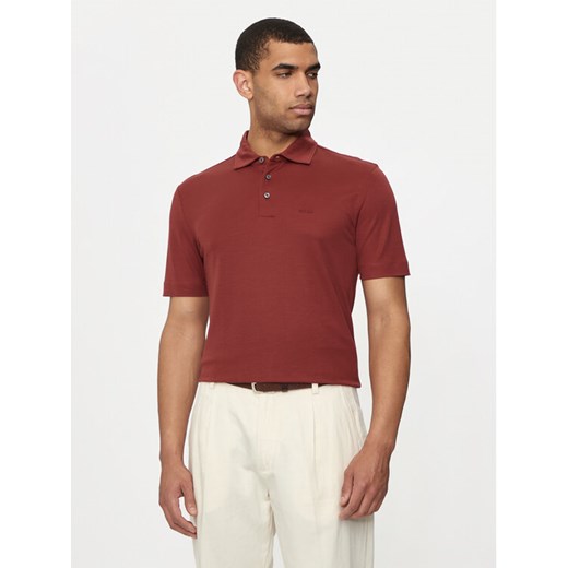 Boss Polo Press 55 50508830 Czerwony Regular Fit ze sklepu MODIVO w kategorii T-shirty męskie - zdjęcie 182762919